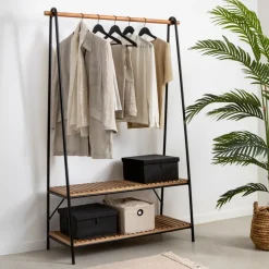 CASA ACACIA Pieds De Table V Set De 2 Naturel