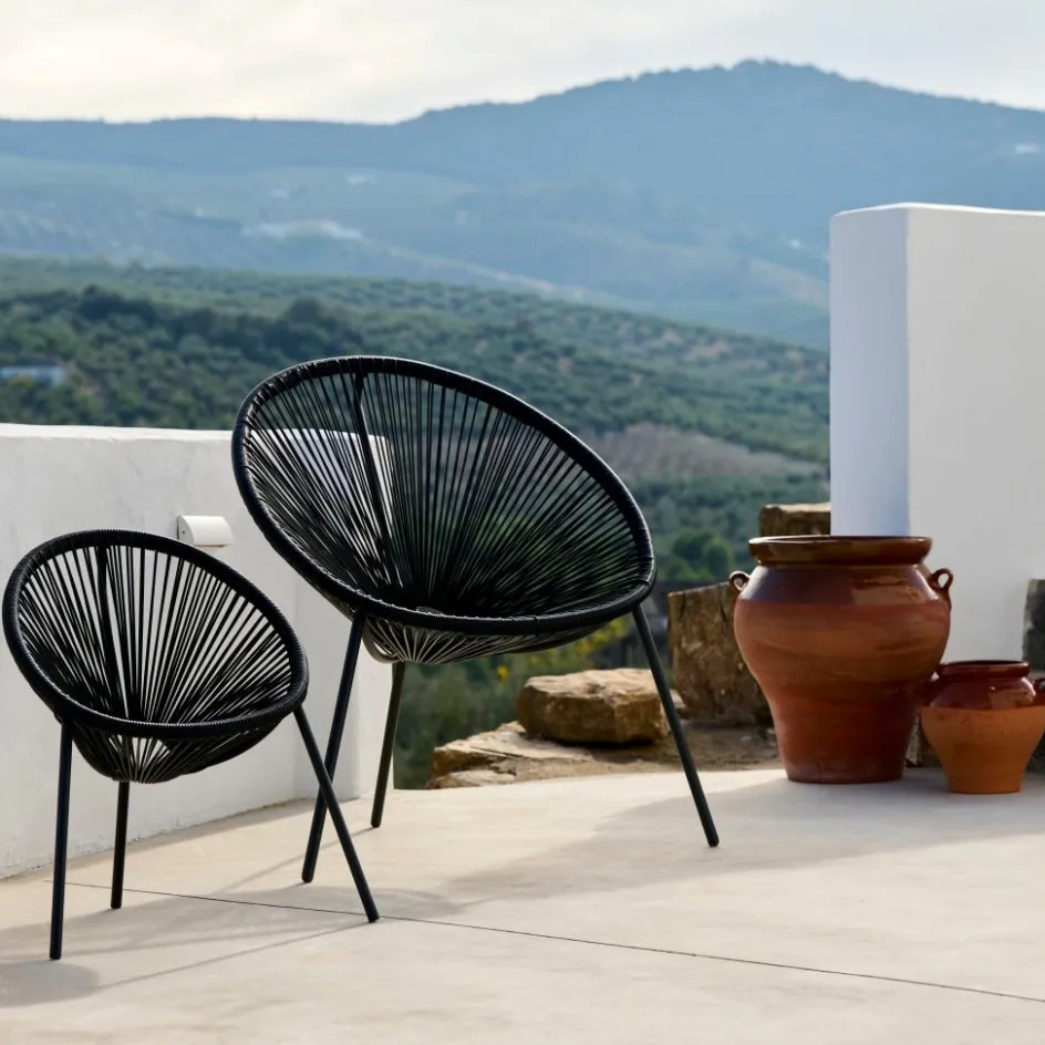 CASA ACAPULCO Chaise Lounge Set De 2 Sable