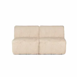CASA AGNES Plaid Blanc Cassé
