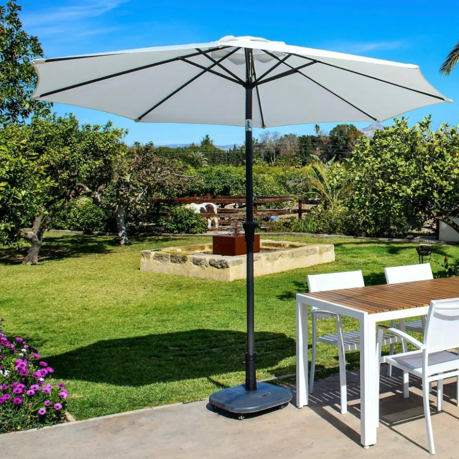 CASA ALU Parasol Sans Pied De Parasol Blanc