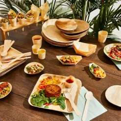 CASA APERO ECO Coupelles Set De 20 Naturel