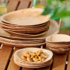 CASA ARECA LEAF Assiettes Set De 6 Naturel