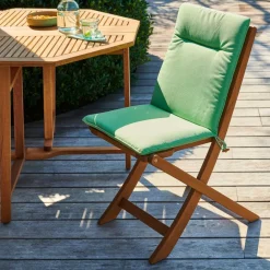 CASA AZUR Coussin De Jardin Chaise Pliante Vert