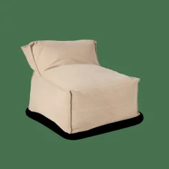 CASA BAGIE Fauteuil Pouf Poire Beige
