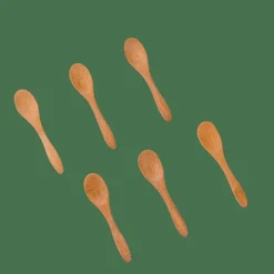 CASA BAMBOO Cuillères Set De 6 Naturel