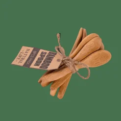 CASA BAMBOO Cuillères Set De 6 Naturel