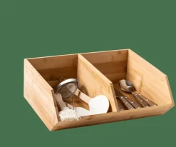 CASA BAMBOO Organisateur Empilable Naturel
