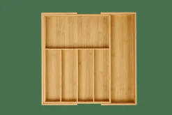 CASA BAMBOO Organisateur Tiroir Escamotable Naturel