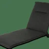CASA BAYA Coussin De Jardin Chaise Longue Noir