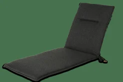 CASA BAYA Coussin De Jardin Chaise Longue Noir