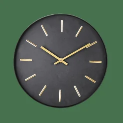 CASA BLACK Horloge Murale Noir