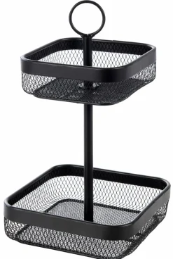 CASA BLACK LUNAR Panier Ovale 2 Pièces Noir