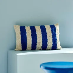 CASA BLUES Coussin Bleu