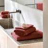 CASA B-LUX Serviette De Bain Rouge