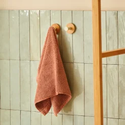 CASA B-LUX Tapis De Bain Bordeaux