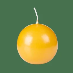 CASA BOLA Bougie Boule Jaune