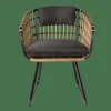 CASA BONES Chaise Noir
