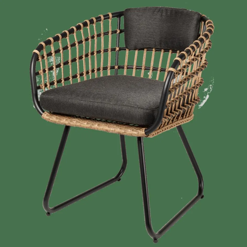 CASA BONES Chaise Noir
