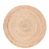 CASA BRAID Rond De Serviette Set De 2 Naturel
