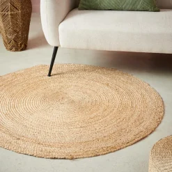 CASA BRAID Rond De Serviette Set De 2 Naturel