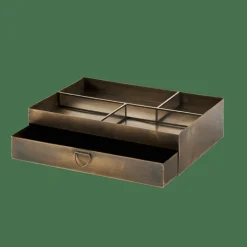 CASA BRASS Organisateur De Bureau Bronze