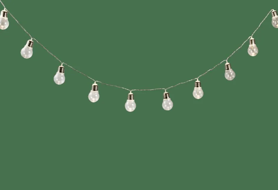 CASA BULB Guirlande Lumineuse Solaire 10 Leds Transparent