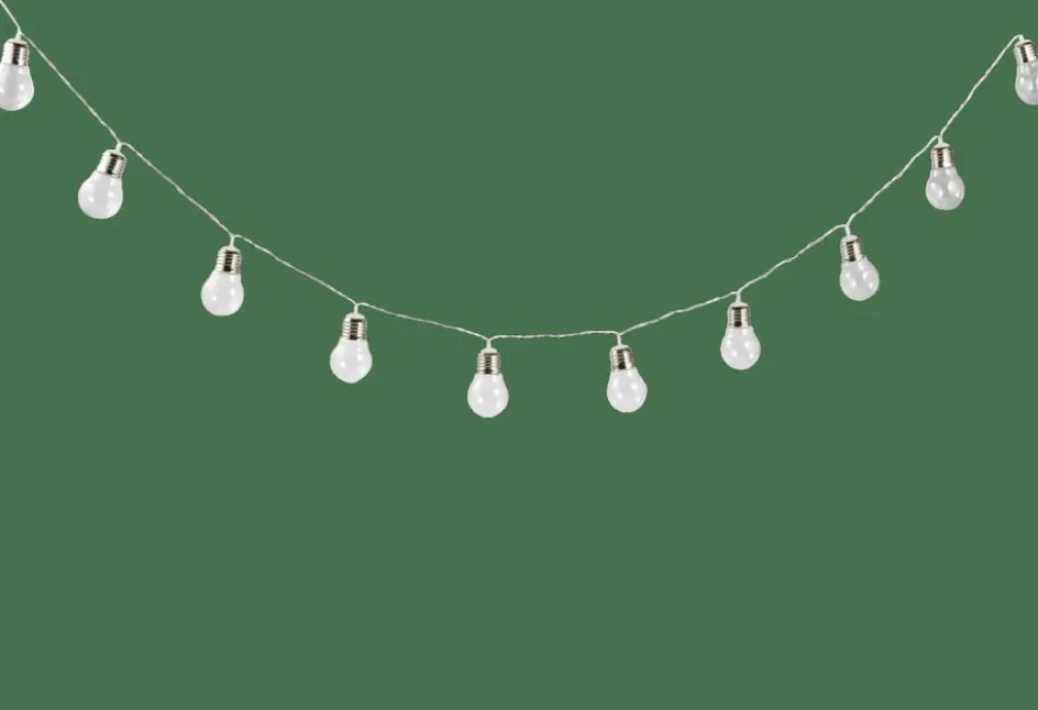 CASA BULB Guirlande Lumineuse Solaire 10 Leds Transparent