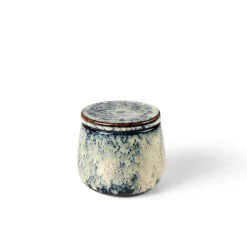 CASA CERAMIC Bougie En Pot Bleu