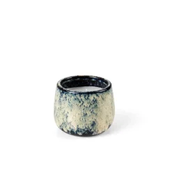 CASA CERAMIC Bougie En Pot Bleu