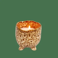 CASA CERAMIC Bougie En Pot Brun