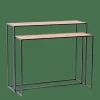 CASA COMBO Table Murale Set De 2 Naturel