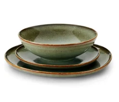 CASA COZY GREEN Assiette Creuse Vert