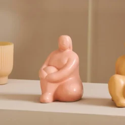 CASA DIVA Déco En Céramique Rose