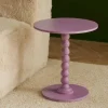 CASA DOPPIO Table D'appoint 45 CM Mauve Clair