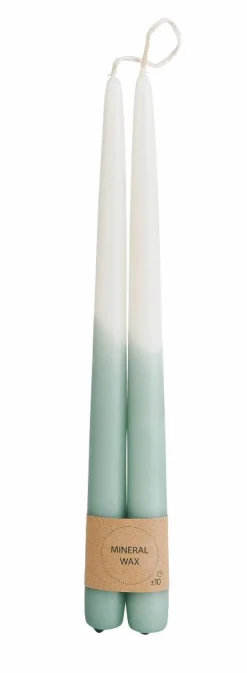 CASA DUO Bougies Dîner Set De 2 Vert