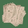 CASA ECO NATURE Set De 20 Serviettes Multicolore