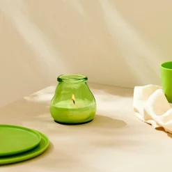 CASA EKOS Bougie à La Citronnelle Vert