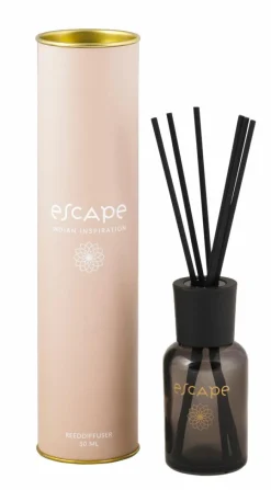 CASA ESCAPE INDIAN INSPIRATION Bougie Parfumée Dans Un Verre Blanc, Beige, Multicolore