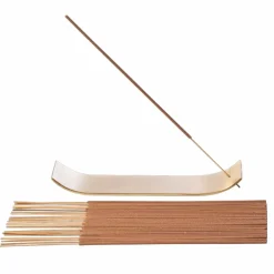 CASA ESCAPE INDIAN INSPIRATION Bougie Parfumée Dans Un Verre Blanc, Beige, Multicolore