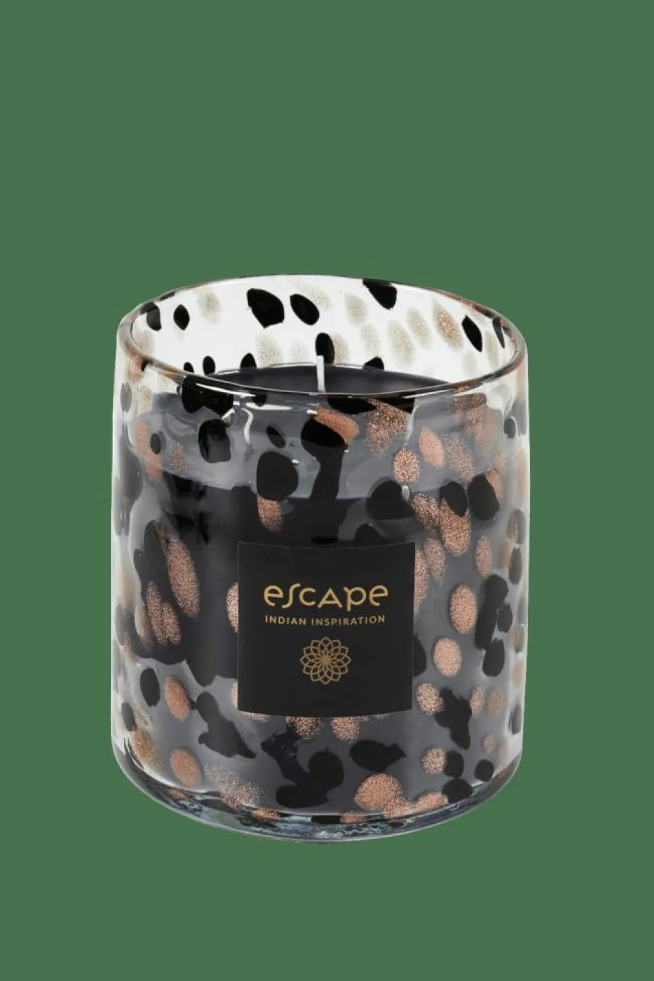 CASA ESCAPE INDIAN INSPIRATION Bougie Parfumée Noir, Cuivre, Multicolore