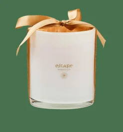 CASA ESCAPE WORLD GOA Bougie Parfumée Dans Un Verre Blanc, Vieux Rose