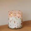CASA ESCAPE WORLD OF GOA Bougie Parfumée Dans Un Verre Blanc, Doré, Multicolore