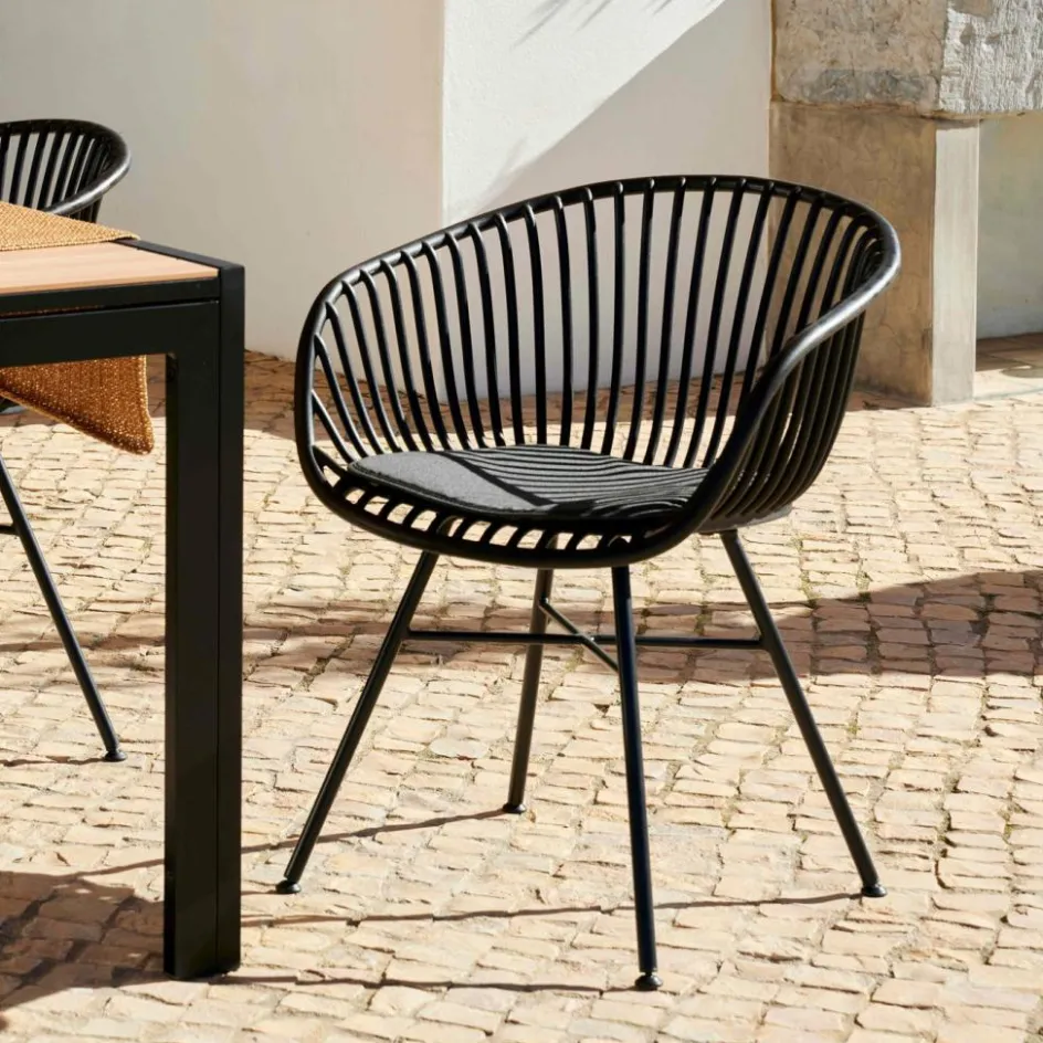 CASA ETHAN & LOIC Set De Jardin Noir