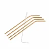 CASA FANCY Pailles à Cocktail Avec Brosse Argent