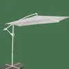 CASA FIJI Parasol Déporté Sans Pied De Parasol Gris Clair