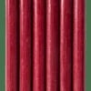 CASA FINA Bougies Set De 6 Bordeaux