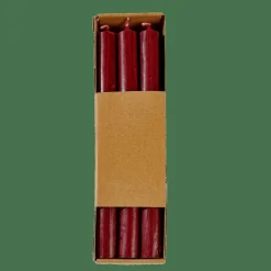 CASA FINA Bougies Set De 6 Bordeaux