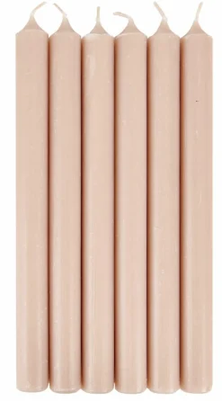 CASA FINA Bougies Set De 6 Mauve Clair