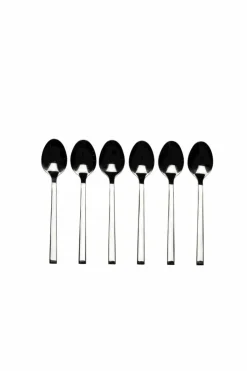 CASA FINE Cuillères à Café Set De 6 Argent