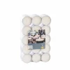 CASA FLAME Bougies Maxi Chauffe-plat Blanc